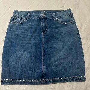 Soho Blue Denim Skirt